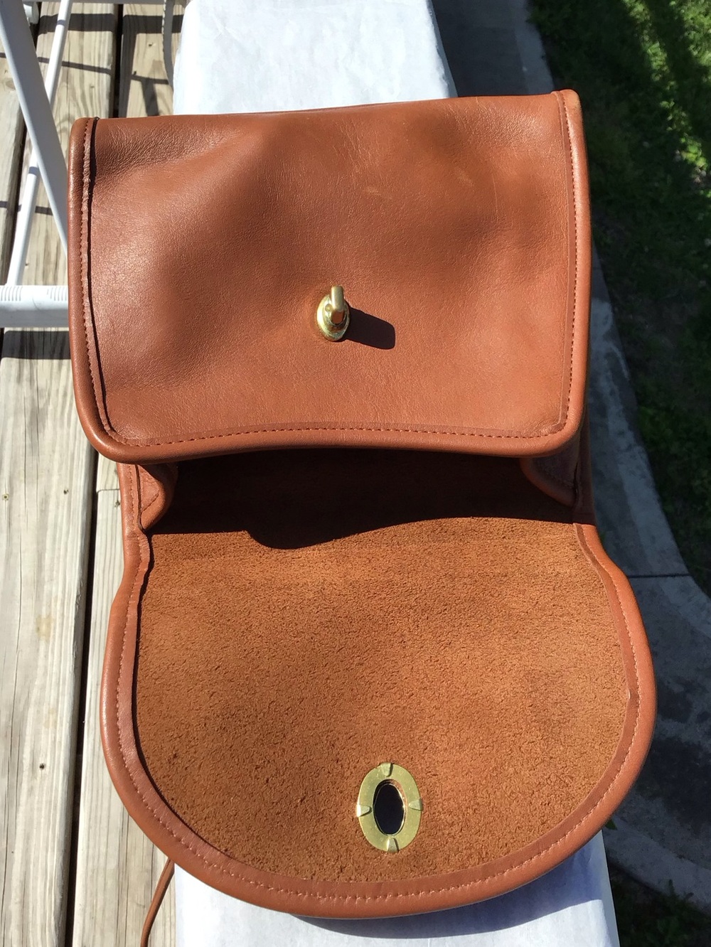 Coach British Tan Regina Crossbody Bag 9983 - Picture 9 of 15